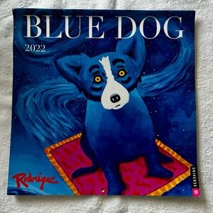 Blue Dog 2022 wall calendar by George Rodrigue